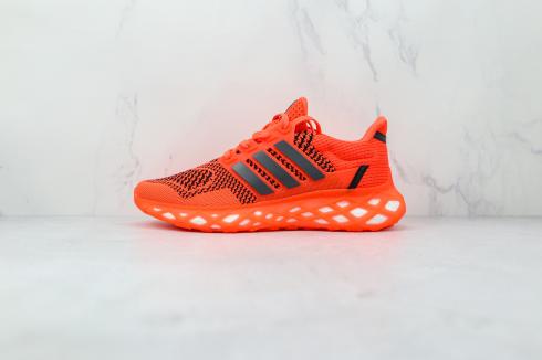Adidas Ultra Boost WEB DNA Orange Rød Core Sort GY4171