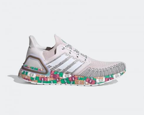 Adidas Ultraboost 20 Global Currency Green Red FX8890