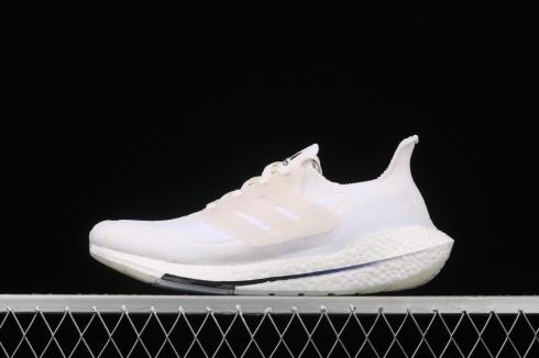 Adidas Ultraboost 21 Primeblue Non Dyed Cloud White Cream White FY0836 。
