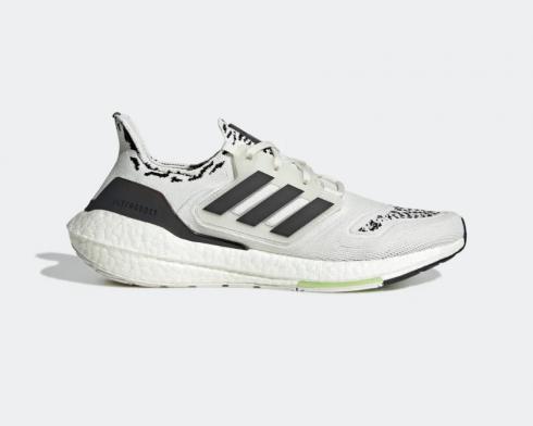 Adidas Ultraboost 22 Non Dyed Core Black Near Lime GX5573