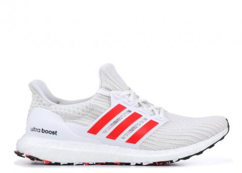 Adidas Ultraboost 4.0 Red Stripes Active Chalk White DB3199