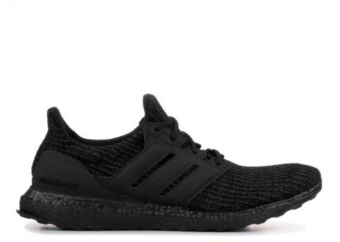 Adidas Ultraboost 4.0 Triple Black Active Core Red F36641