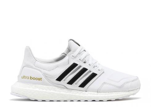 Giày Adidas Ultraboost Dna White Leather Core Gold metallic Black EH1210