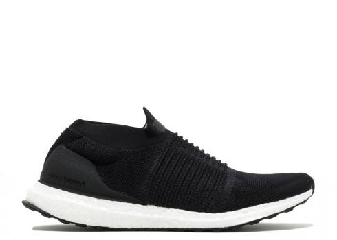 Giày Adidas Ultraboost Laceless Core Đen Trắng S80770