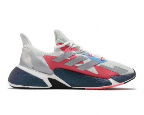 Adidas Womens X9000L4 Boost White Red Blue FW8406