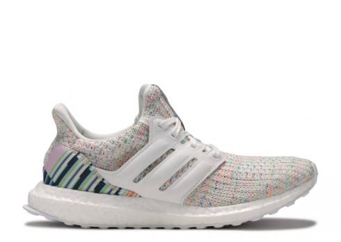 Adidas Womens Ultraboost Multi-color Crystal White Green Glow F34079
