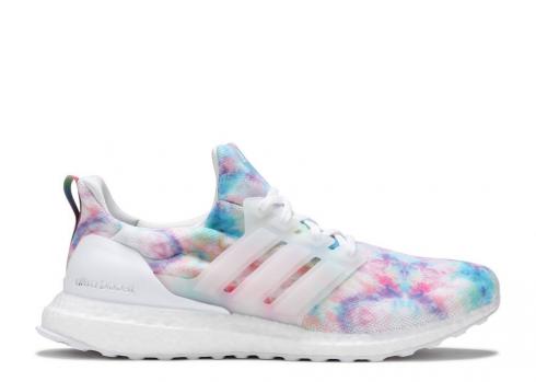 Adidas Donna Ultraboost 40 Dna Tiedye Rose Bianche Tone Cloud GZ7098
