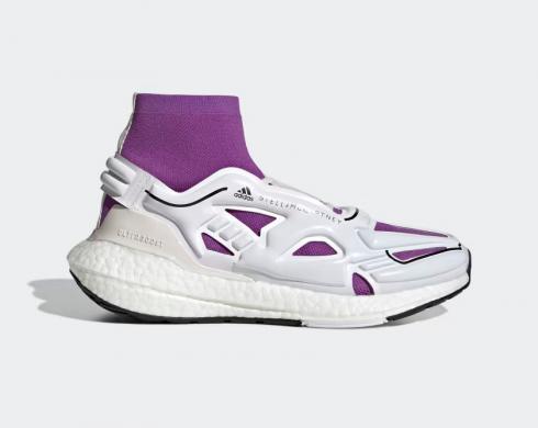 Adidas by Stella McCartney 울트라 부스트 22 클라우드 화이트 액티브 퍼플 코어 블랙 GX9868,신발,운동화를