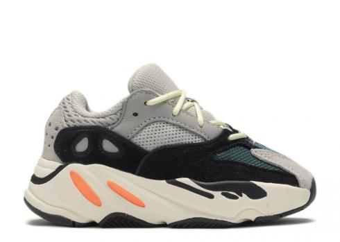 Adidas Yeezy Boost 700 Infant Wave Runner Core Solid Grey Chalk Black White FU8961