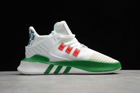 Buty Adidas EQT Bask ADV Zielone Białe Czerwone FU9511