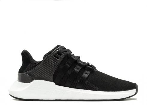 Adidas Eqt Support 93 17 Milled Leather Core Bianco Nero Calzature BB1236