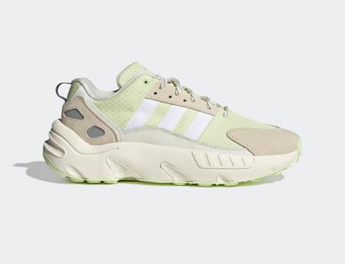 Adidas Originals ZX 22 Boost Off White Cloud White Pulse Lime GY5271 。
