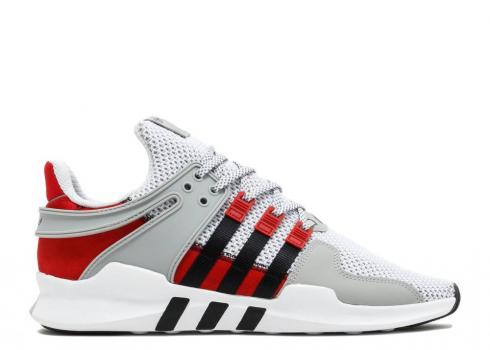 Adidas Overkill X Eqt Support Adv Coat Of Arms สีขาวสีดำสีเทาสีแดง BY2939