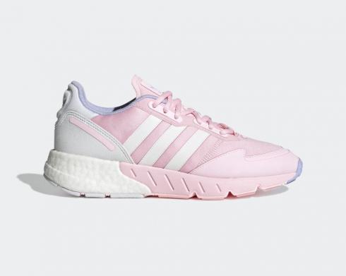Adidas ZX 1K Boost Clear Pink Cloud White Violet Tone H02936