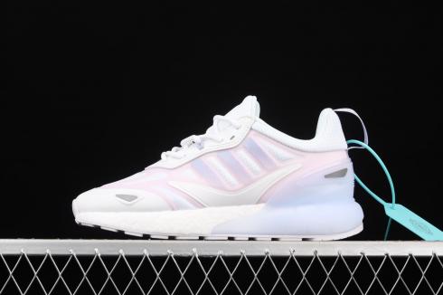 Adidas ZX 2K Boost 2.0 Cloud White Violet Tone Clear Pink GZ7824,신발,운동화를