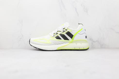 Adidas ZX 2K Boost Cloud White Solar Yellow Core Black GY2630 。