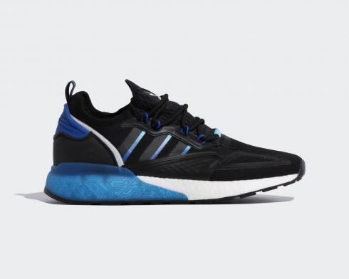 Adidas ZX 2K Boost Core Black Bright Royal Cloud White FY1458