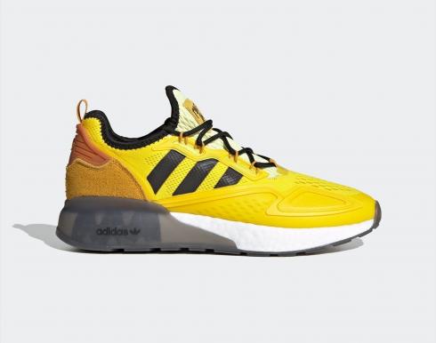 Adidas ZX 2K Boost Ninja Time In Yellow Legacy Gold Tech Copper FZ1882