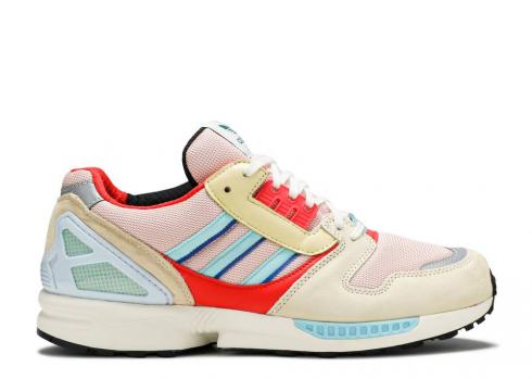 Adidas Zx 8000 ヴェイパー ピンク アクア クリア イエロー イージー EF4367 。
