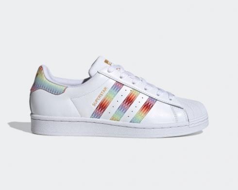 2020 Adidas Originals Superstar Biały Multi Color FX3923