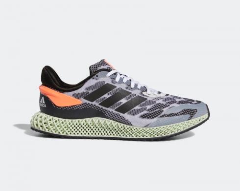 Sepatu Adidas 4D Run 1.0 Cloud White Core Black Signal Coral FW1233