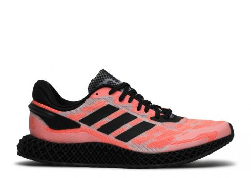Adidas 4d Runner Black Signal Coral White FW6839