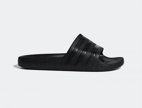 阿迪達斯 Adilette Aqua Slides Core 黑色鞋 F35550