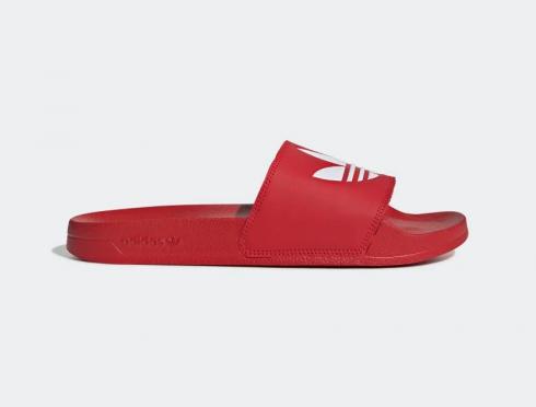 Adidas Adilette Lite Slides Scarlet Cloud witte schoenen FU8296
