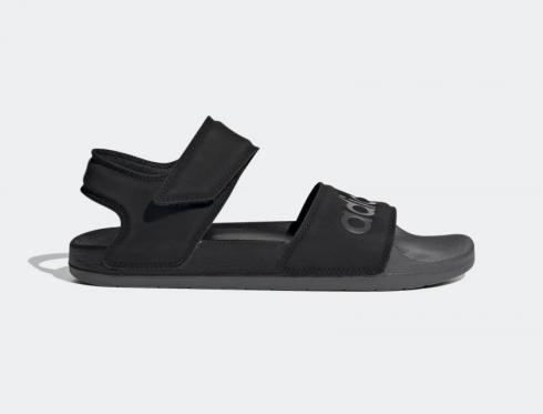 Adidas Adilette Sandaal Core Zwart Grijs Vijf FY8649
