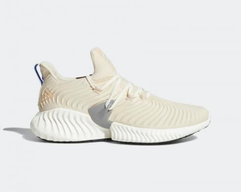 Adidas AlphaBoost Instinct Linen Running White Grey Core Black B76039