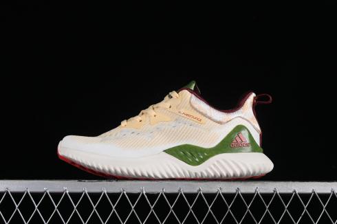 Adidas AlphaBounce Beyond M Off Wit Rood Groen CG4369