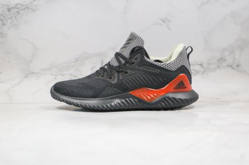 Adidas AlphaBounce Core Black Wolf Grey University Red B89091