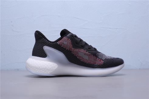 Adidas AlphaBounce HPC AMS Grey Core Sort Rød Hvid FX1214