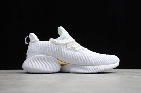 阿迪達斯 AlphaBounce Instinct 金色金屬雲白 EE7613