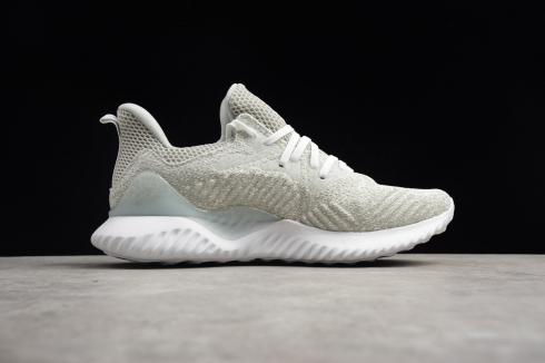 Adidas AlphaBounce Instinct Triple White Grey Running Shoes DB2732