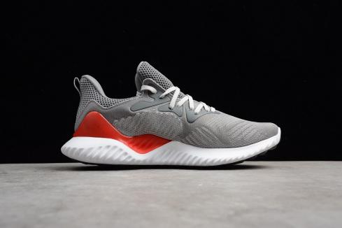 Adidas Alphabounce Beyond Grey Solar Red Cloud White AC8625