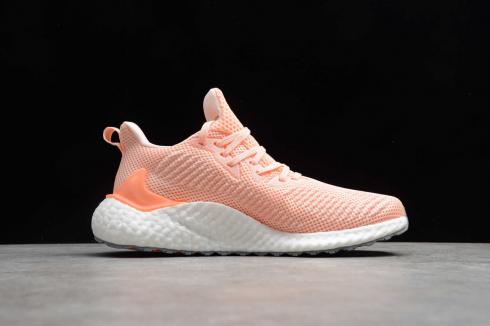 Adidas Alphabounce Boost 21 Cloud White Orange Pink G97284