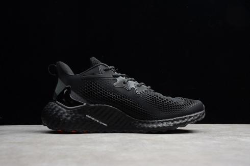 Sepatu Adidas Alphabounce Boost Core Black Orange EG6533