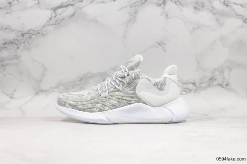 Adidas Alphabounce Boost Grijs Wit Skateboard Jogging AY6685