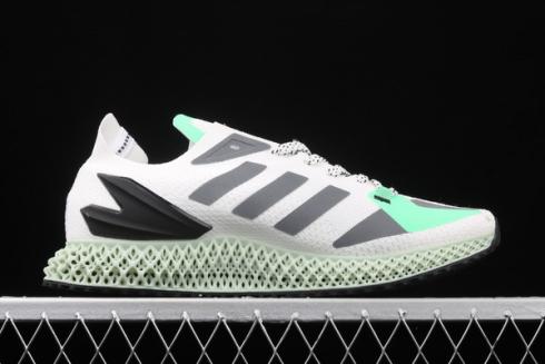 Adidas Alphaedge 4D LTD White Wolf Grey Green Shoes FW7092