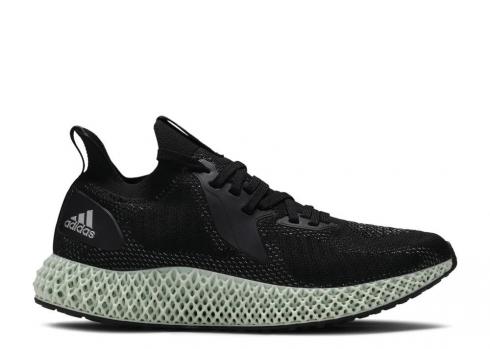 Adidas Alphaedge 4d Reflective Core Black White Cloud FV4686