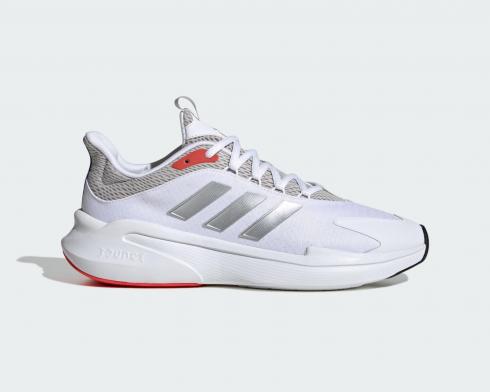 Adidas Alphaedge Cloud White Silver Metallic Bright Red IF7289