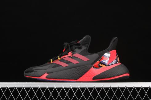 Adidas CNY X9000L4 Core Black University Red Shoes GZ8987