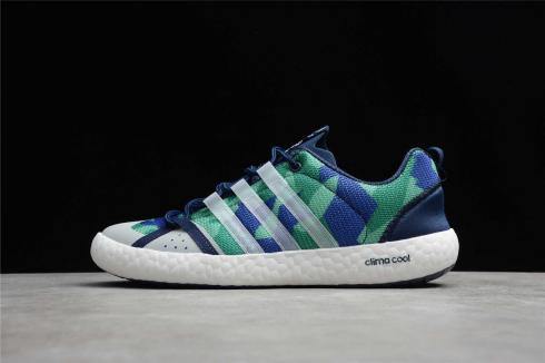 GmarShops MIAMI Adidas Climacool Boat Lace Graphic White Blue Green BA8396 MIAMI Adidas originals eqt equipment support 91 18 bold orange white Other MIAMI Adidas