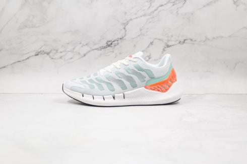 Adidas Climacool Boost Cloud White Greem Orange FW1229 .