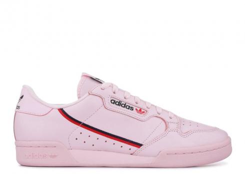 Adidas Continental 80 Clear Pink Navy Scaret Collegiate B41679