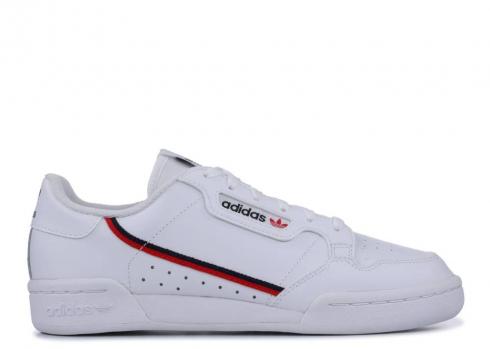 Adidas Continental 80 J Wit Navy Scarlet Cloud Collegiate F99787