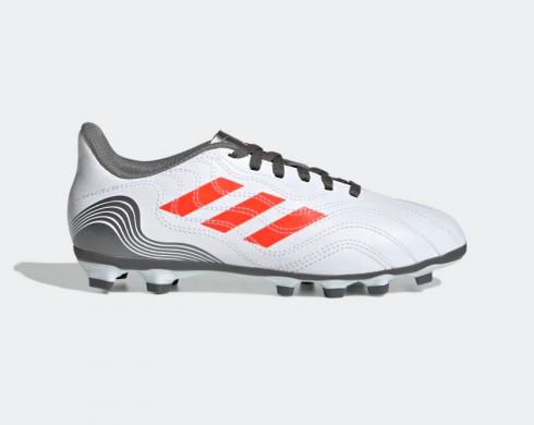 Adidas Copa Sense.4 Flexibilní Ground Boots Cloud White Solar Red Iron Metallic FY6167