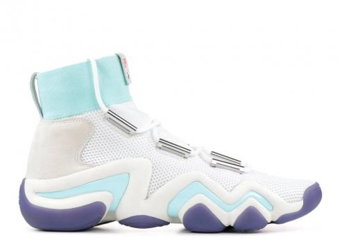 Adidas Crazy 8 Adv White Lined Emerald Purple Teal DB1788