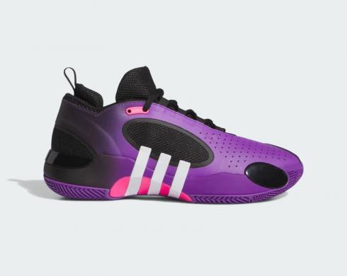 Adidas DON Issue 5 Purple Bloom Cloud White Core Black IE8324